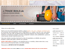 Tablet Screenshot of j-tradebuild.sk